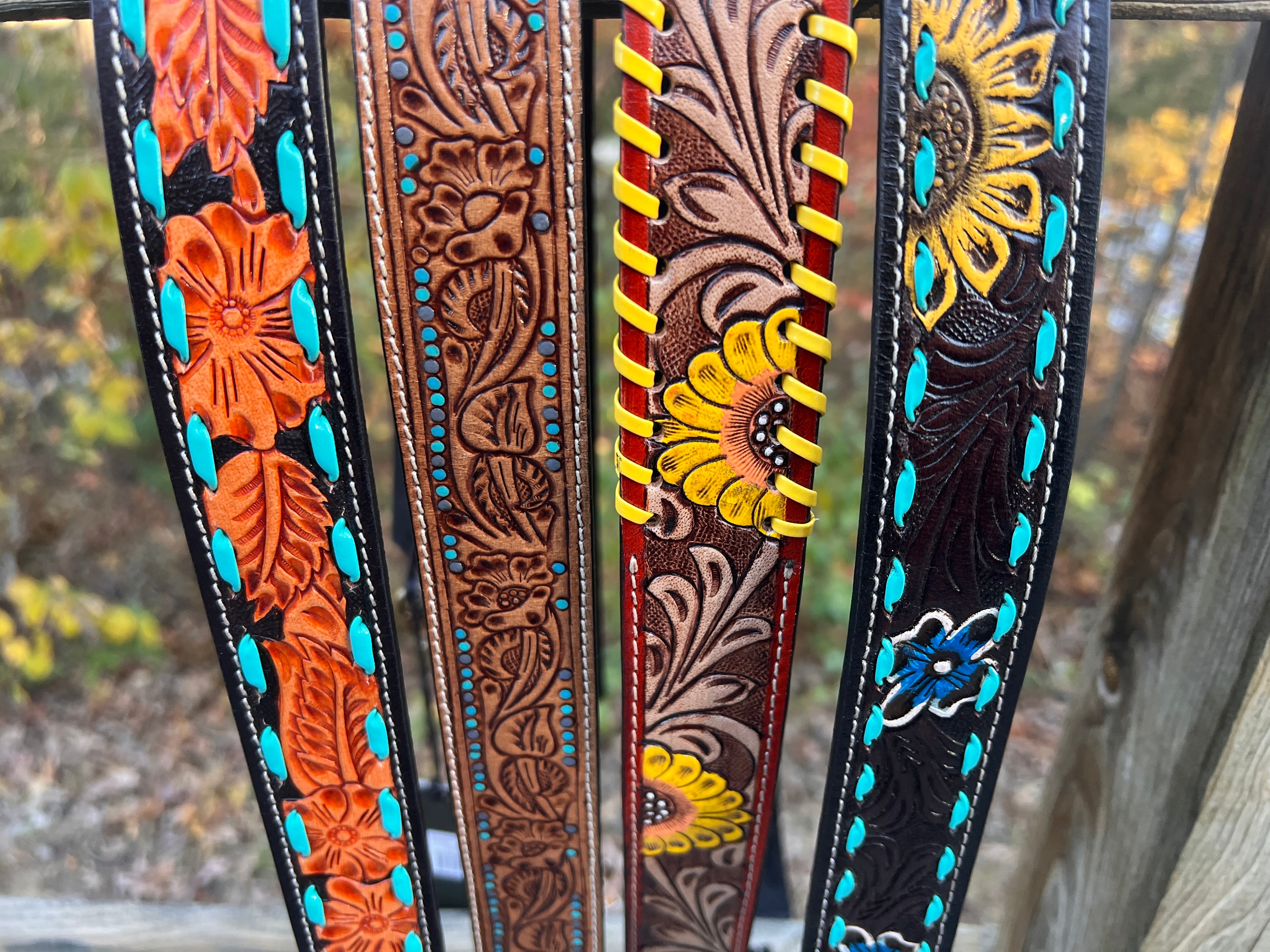 Genuine Hand Tooled Purse Straps