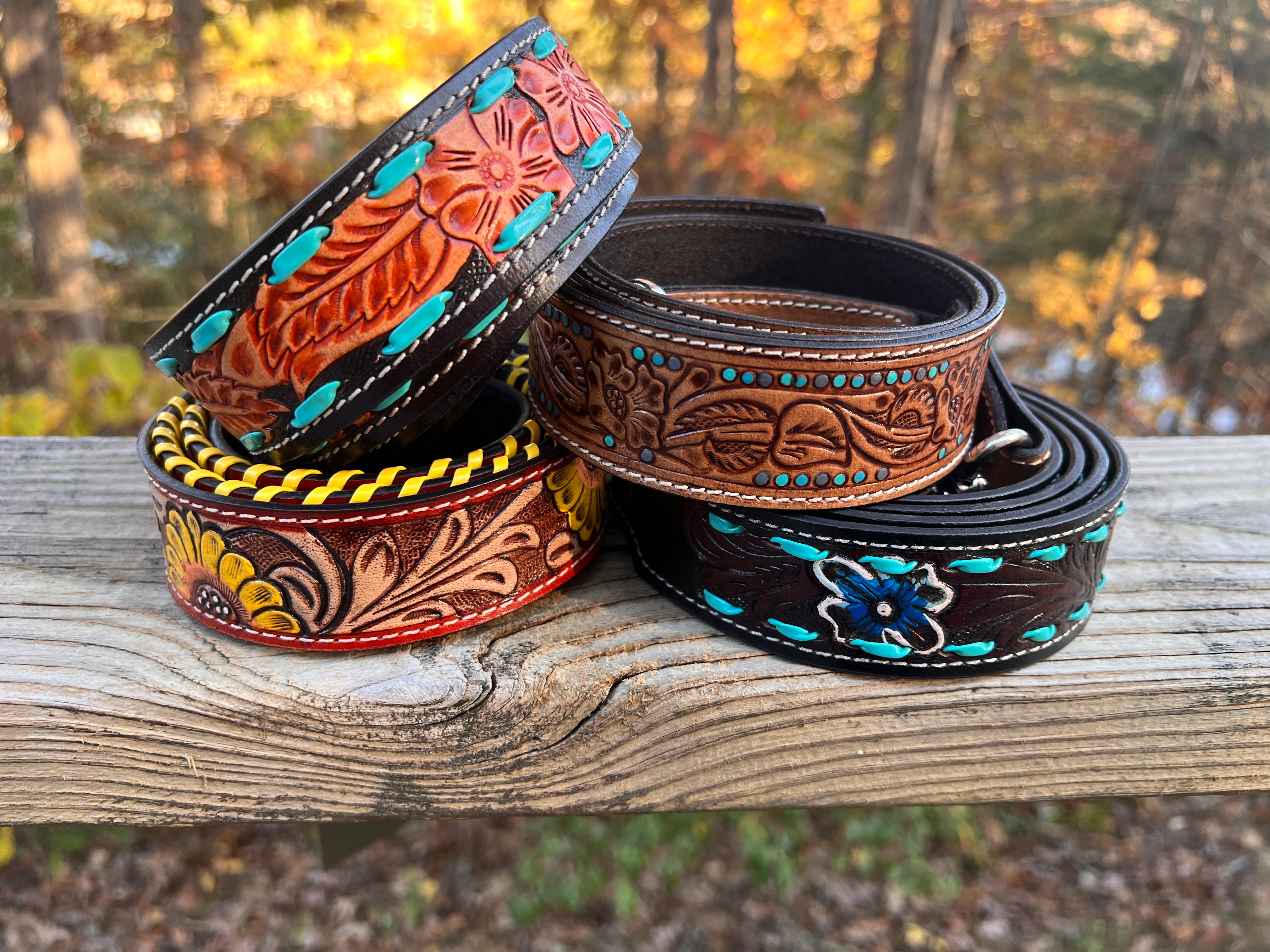 Genuine Hand Tooled Purse Straps