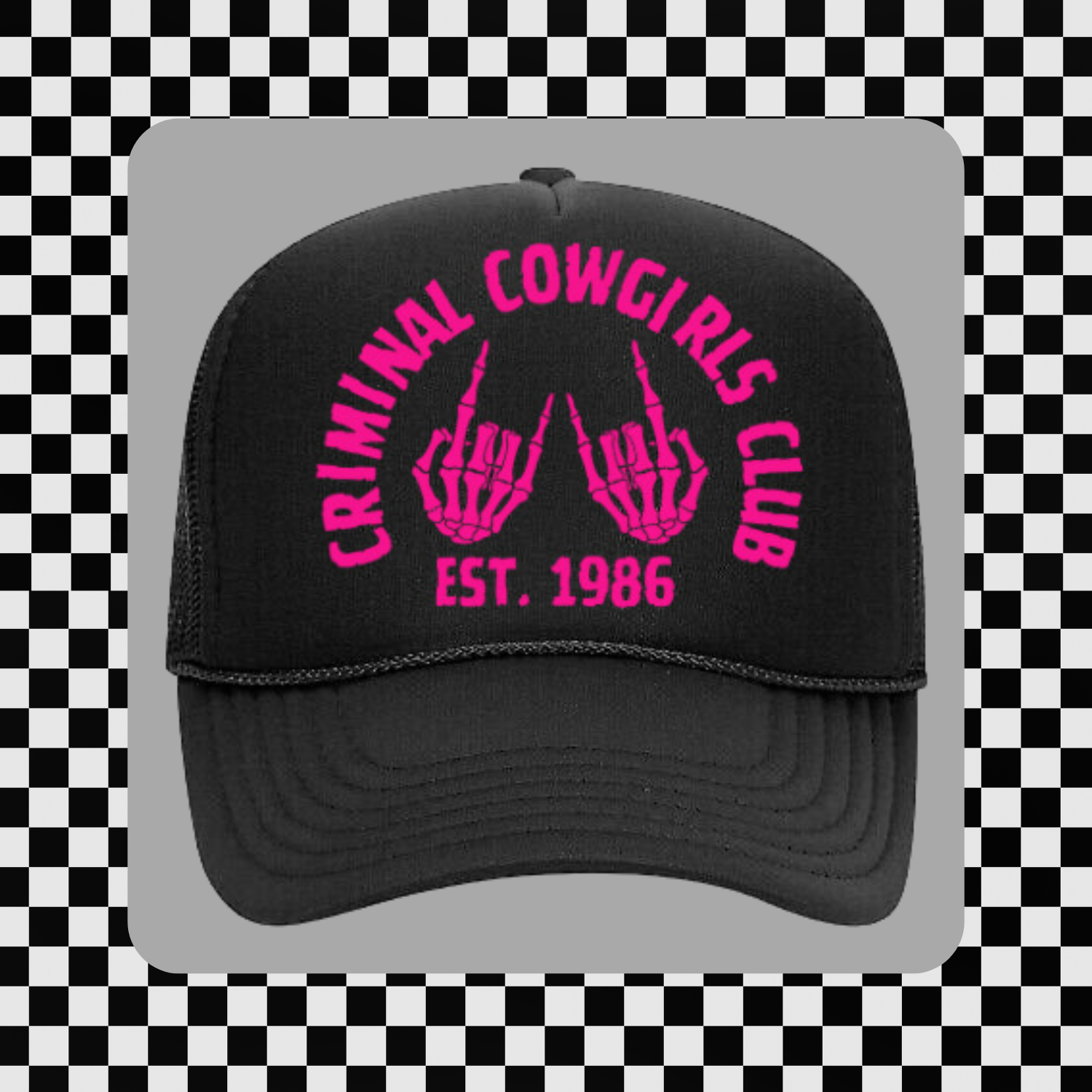 Criminal Cowgirls Club Trucker