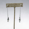 AAA Grade White Buffalo & Sterling Pearl Drop Earrings