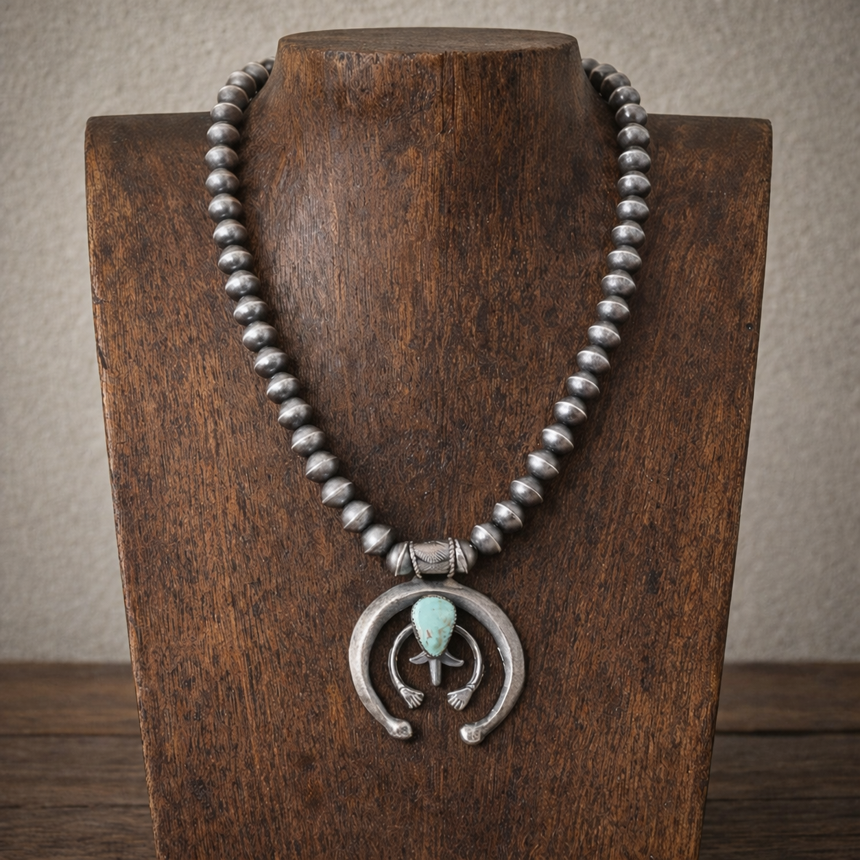 XL Gilbert Martin Navajo Naja Necklace Set W/ Earrings