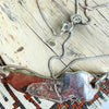 Charlene Yazzie Pink Fire Opal “Mama” Necklace