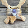 Wampum & Sterling Cuff By General B. Grant- Vintage Cherokee