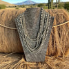 Dorinda Mariano Handmade Sterling Silver Navajo Pearl Necklaces, 20”-30”