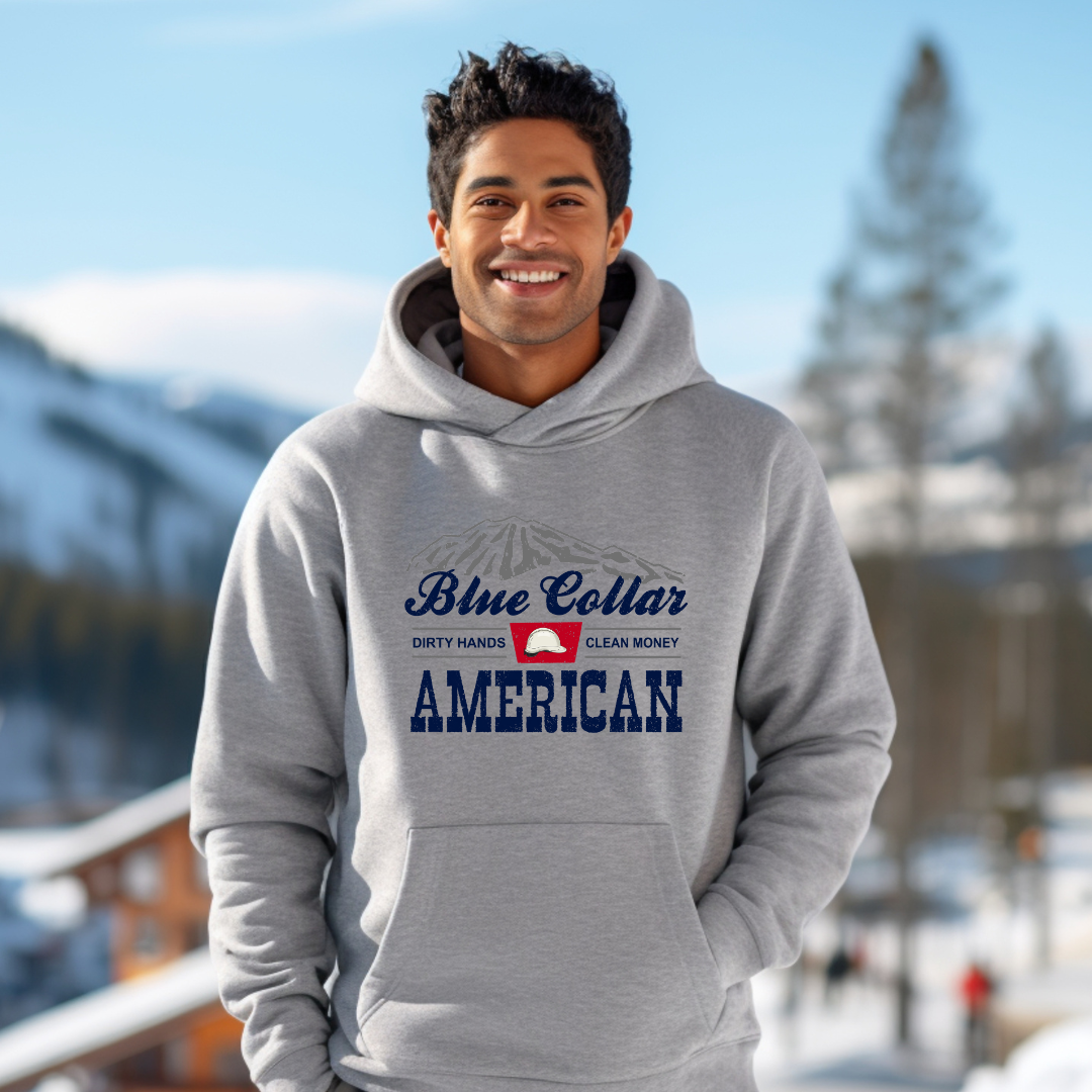 Blue Collar American Hoodie