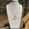 14KGF Turquoise Ring Keeper Necklace