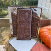 Large Hand-Tooled Leather Jewelry Folder- *FINALLY RESTOCKED*