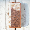 Large Hand-Tooled Leather Jewelry Folder- *FINALLY RESTOCKED*