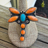 Spiny and Kingman XL Dragonfly Ring