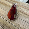Red Spiny Statement Ring- 5.75 Dave Skeets