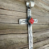 Sterling & Spiny Cross Pendant- Chimney Butte