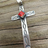 Sterling & Spiny Cross Pendant- Chimney Butte