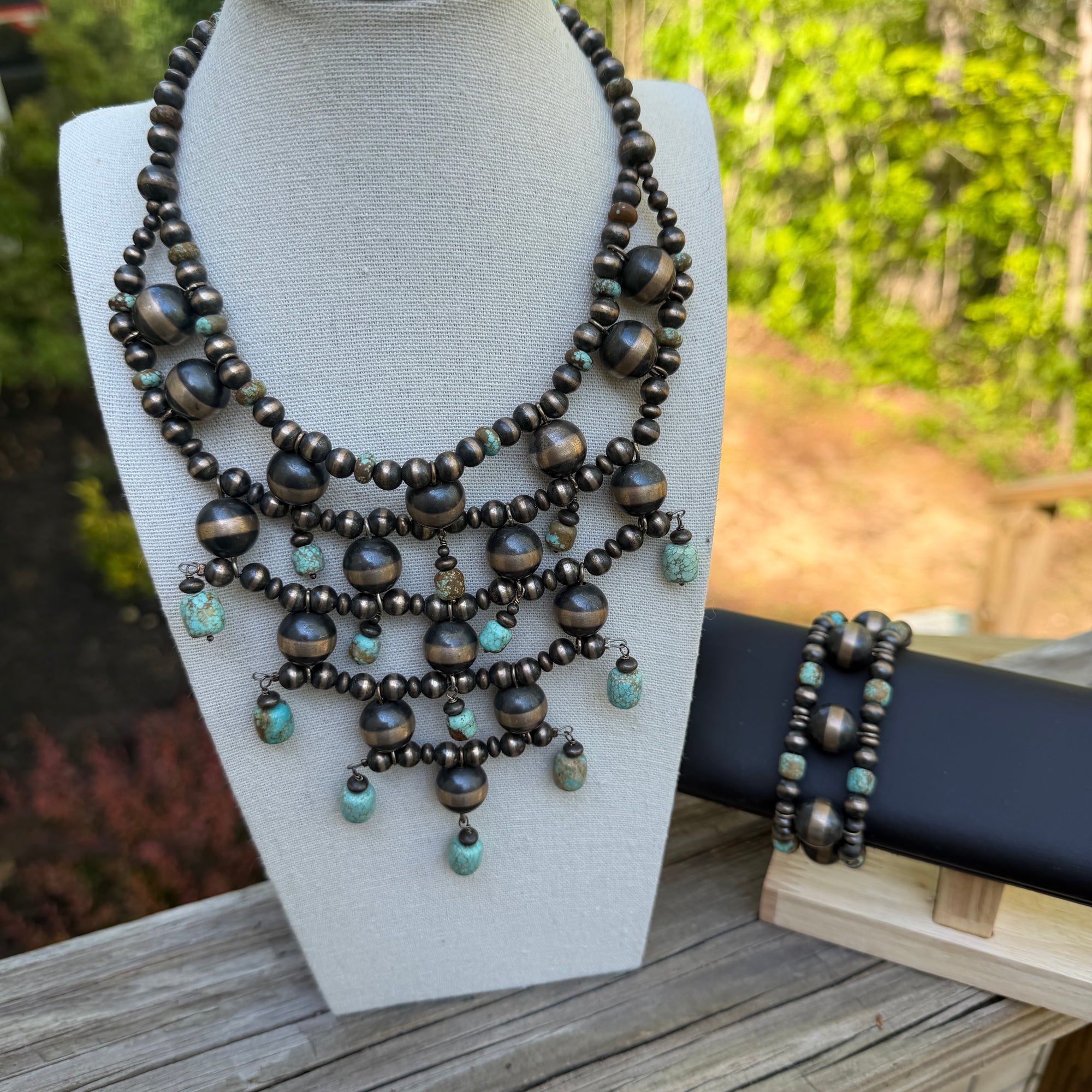 Handmade Pearl Statement Set