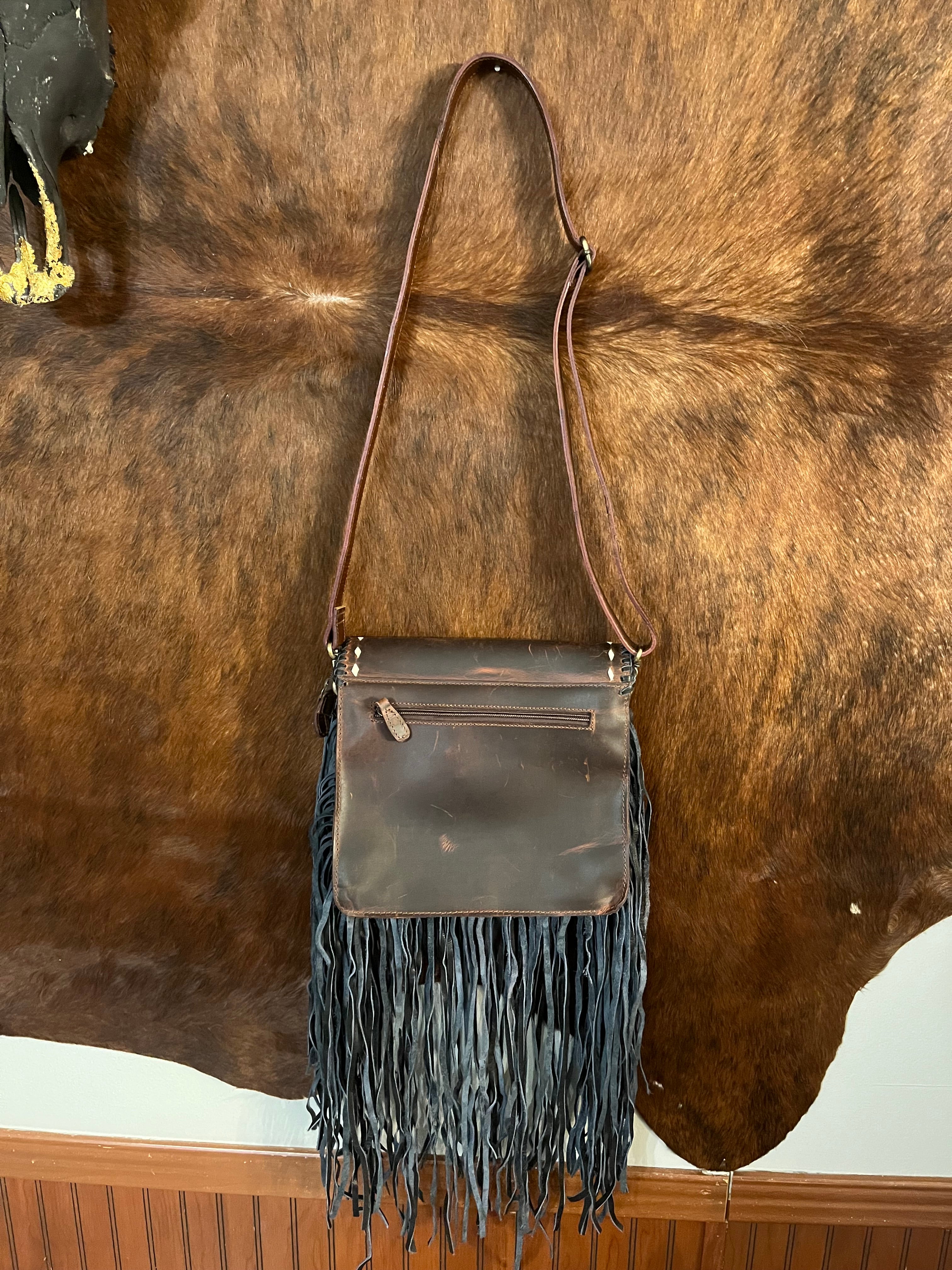 Boots with the Fringe Crossbody