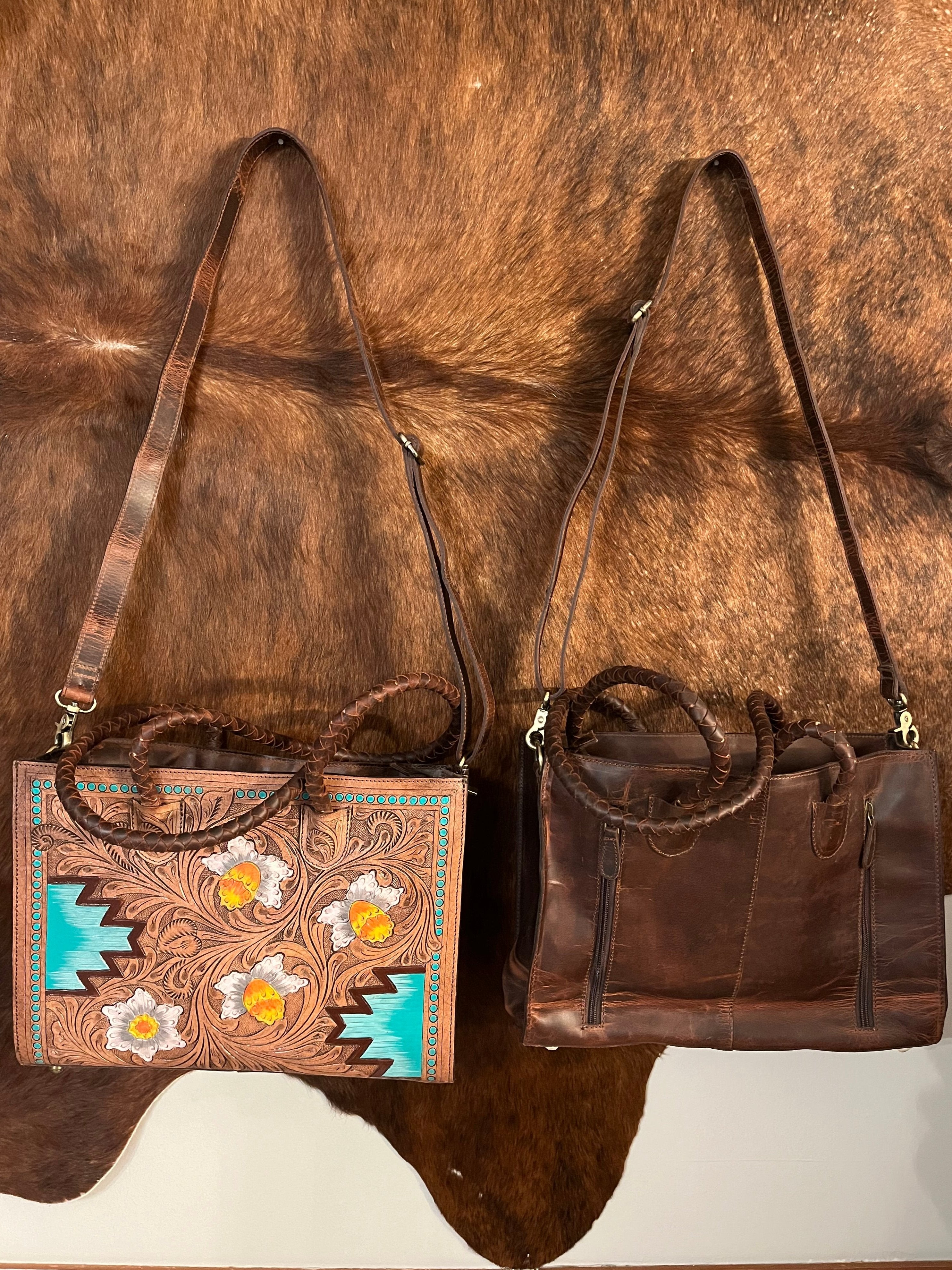 Aztec & Daffodil Crossbody Tote