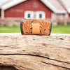 Tooled Contrast Glasses Case