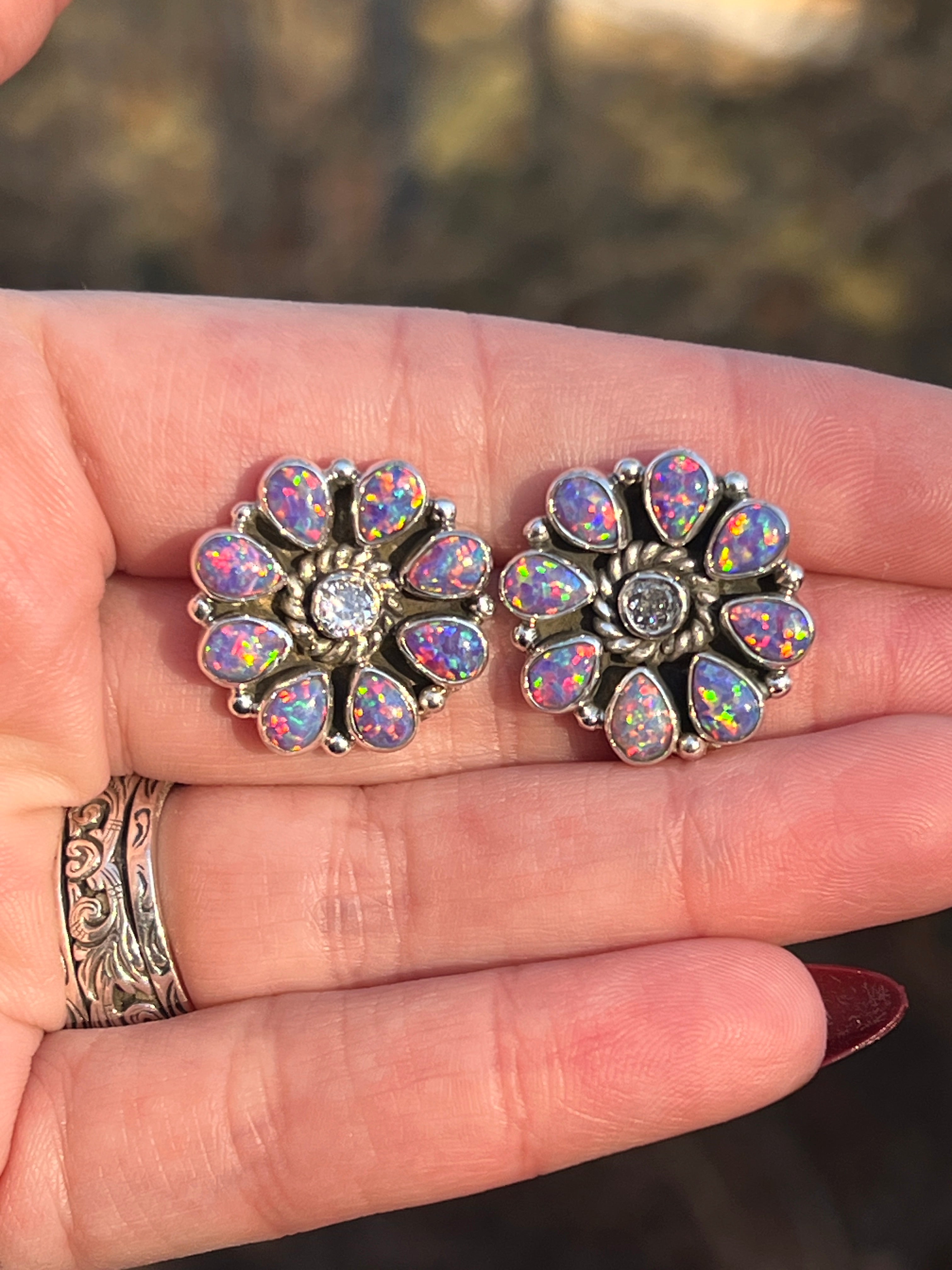 A Cluster Above Earrings