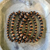 Hand Strung Copper Stretch Bracelets w/ Navajo Finished Beads