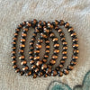 Hand Strung Copper Stretch Bracelets w/ Navajo Finished Beads