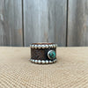 Vintage Handmade Copper, Sterling & Turquoise Ring | Size 6 NA