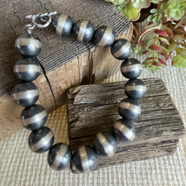 Huge Navajo Pearl Bracelet