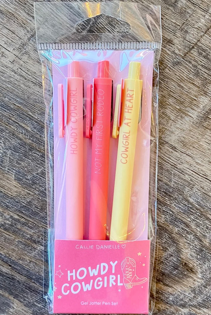 Callie Danielle - Howdy Cowgirl Western Pen Set