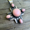 Chimney Butte Pink Conch Sterling Pendant