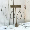 American Opals- Lady Liberty 3" Teardrop Earrings