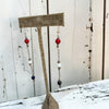 Freedom Pearls- The Free Coral, White Onyx, and Lapis 4" Duster Earrings