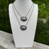 Navajo Handmade Kingman Turquoise Necklace - Lavina Benally