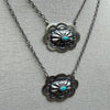 Navajo Handmade Kingman Turquoise Necklace - Lavina Benally