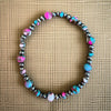 Cotton Candy 4-6mm & 3-4mm Sterling Pearls 6.75"