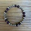 Chariot 8mm  & 3-7mm Sterling Pearls 6.5" Stretch