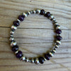 Chariot 8mm  & 3-7mm Sterling Pearls 6.5" Stretch