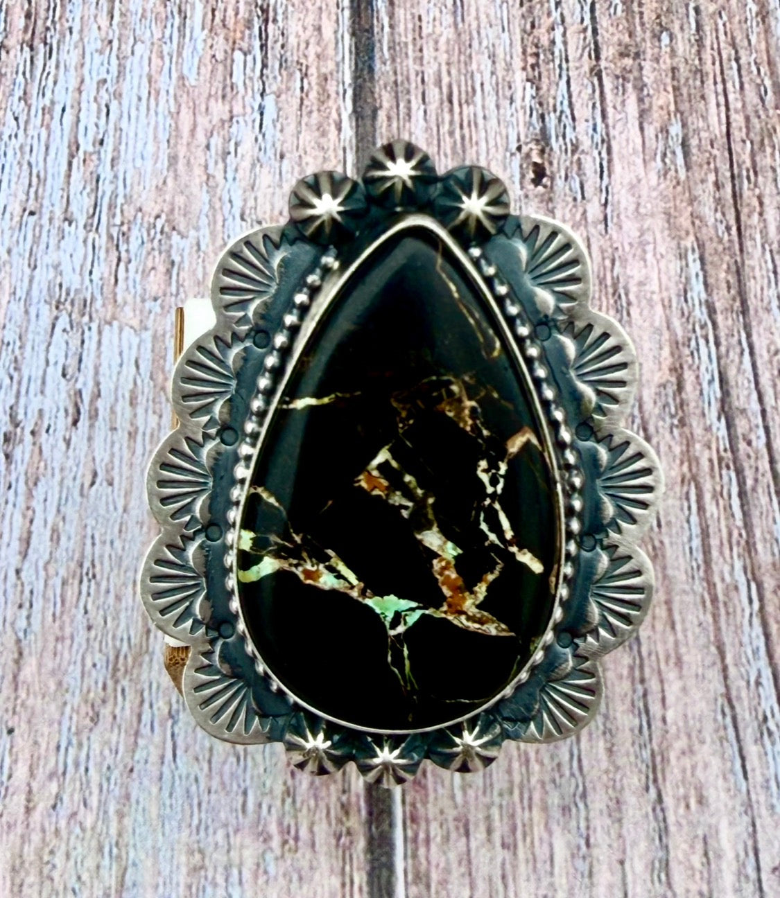 Blackjack Adjustable Statement Ring- John Skeets