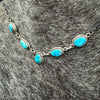 Whitewater Turquoise & Sterling Drop Necklace