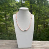 AAA Grade Pink Conch & Sterling Desert Pearls Necklace- 18"