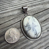 XXL Howlite Pendant- Vintage Native Harrison Yazzie
