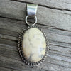 Howlite Pendant- Vintage Native R&B Johnson