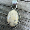 Howlite Pendant- Vintage Native R&B Johnson