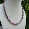 Cotton Candy Sterling Desert Pearl Necklace