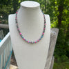 Cotton Candy Sterling Desert Pearl Necklace