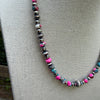 Cotton Candy Sterling Desert Pearl Necklace