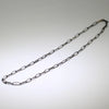 Native Handmade Chain, Sterling Silver Paperclip- Hopi