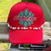 Classy Cherry Trucker Hat Chain