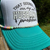 BOATIN N FLOATIN Glow In The Dark Trucker Chain