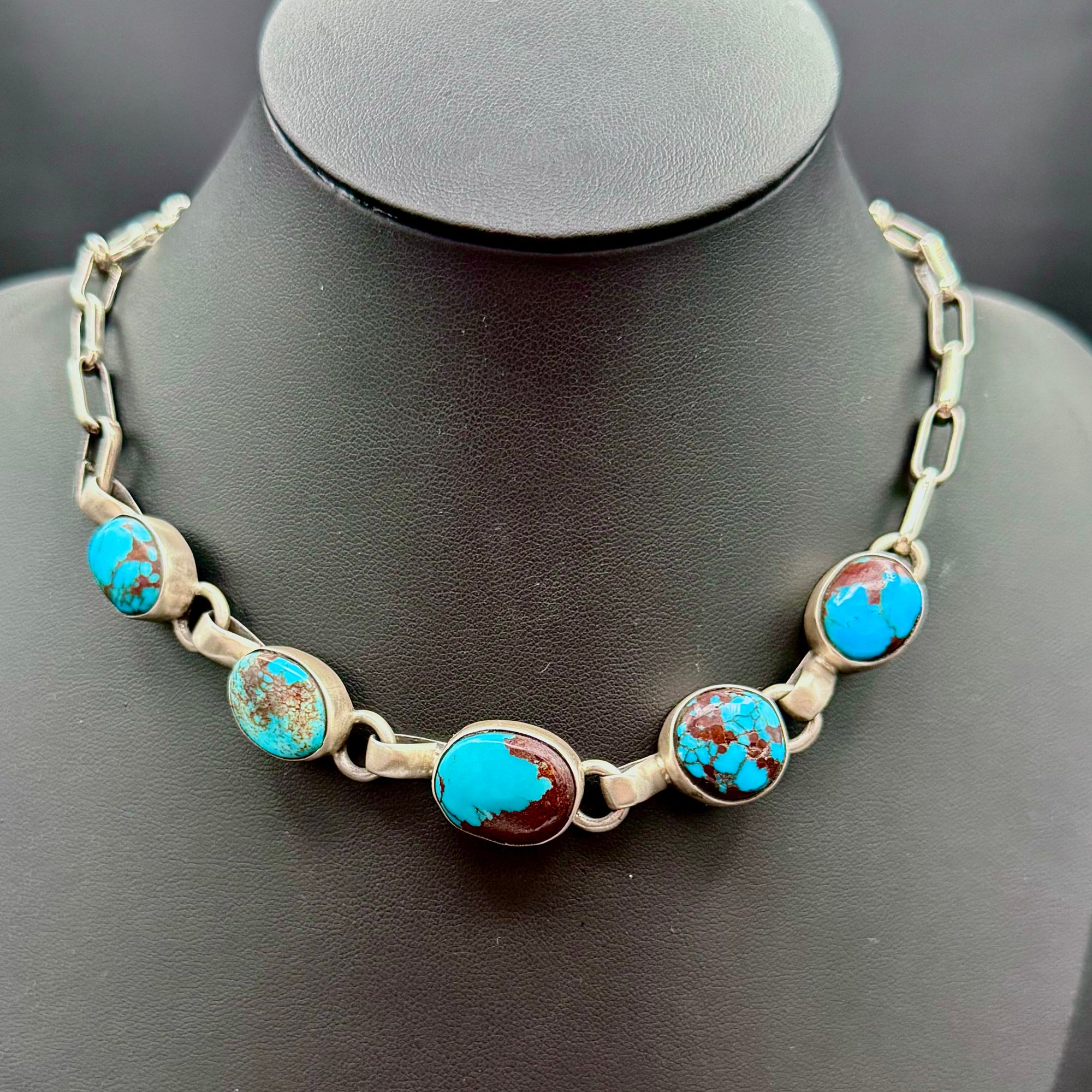 Prince Turquoise Adjustable Choker- Nellie Baine