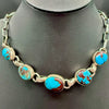 Prince Turquoise Adjustable Choker- Nellie Baine