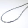 4mm 24" Navajo Pearl Sterling Silver Necklace — Reva Goodluck (Navajo)