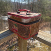 Cherry Tooled Leather Jewelry Box